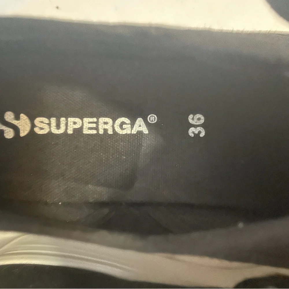 Super canvas‎ platform sneakers lace up size 36